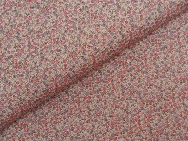 Rib Jersey Granny Millefleur Mauve/Flieder