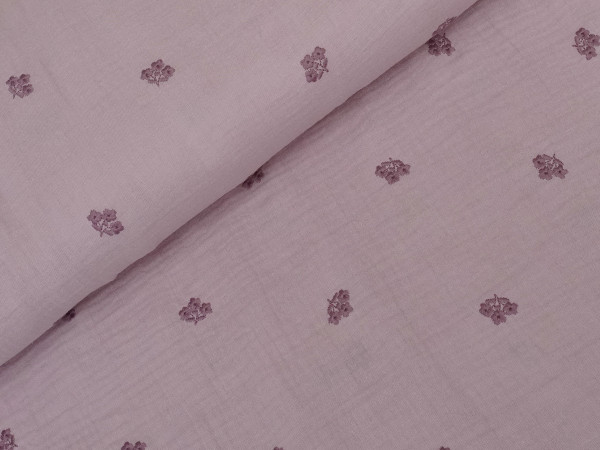 Double Gauze/Musselin Romantic Dusty Rose