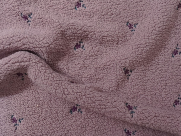 Soft Teddy Stickung Rosalie Altrosa