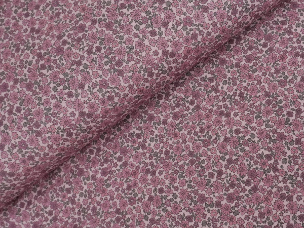 Digital Jersey Granny Flower Berryrose