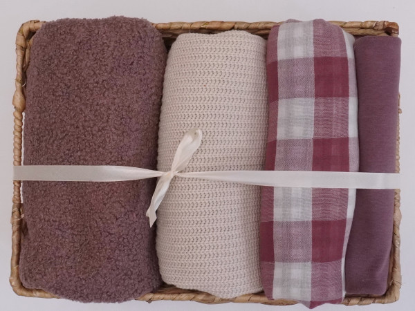 Herbstbox Teddy/Musselin Lavendel