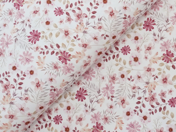 Digital Jersey Blossom Garden Rose