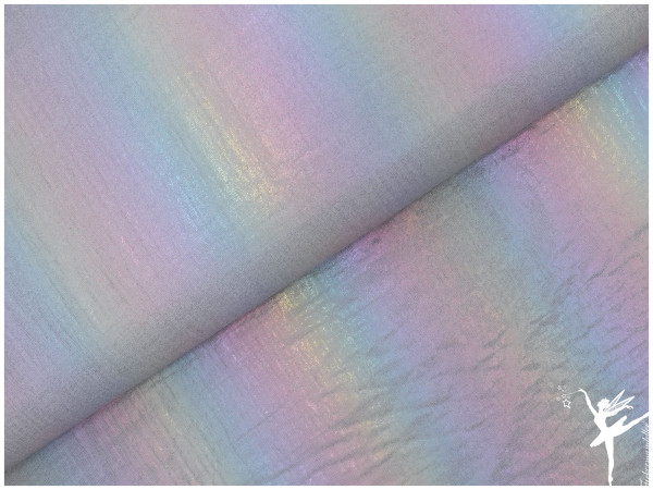 Musselin/Double Gauze Glitter Rainbow