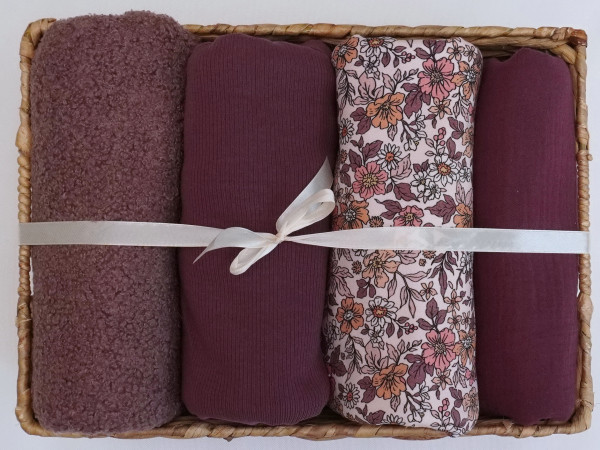 Herbstbox Teddy/Flowers Plum