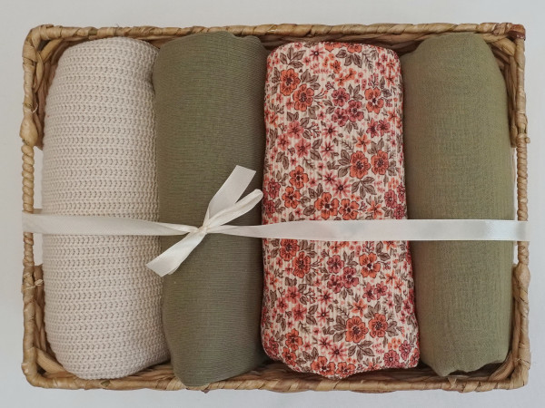 Herbstbox Granny Olive/Beige/Rost