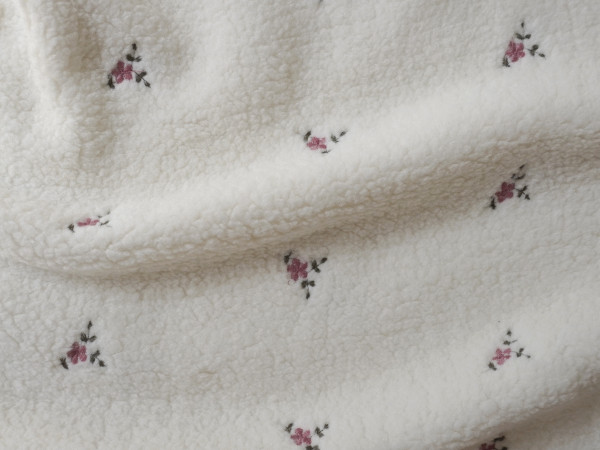 Soft Teddy Stickung Rosalie Creme