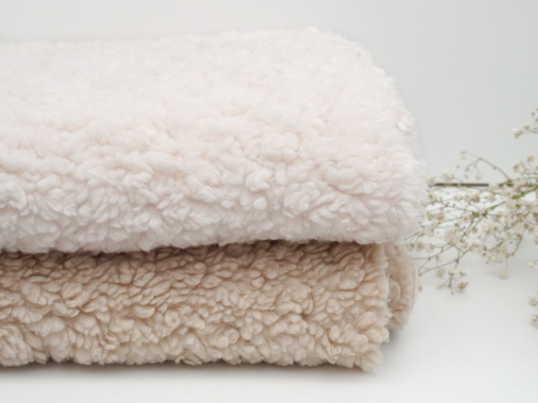 Super Soft Uni Teddy Boucle Milk