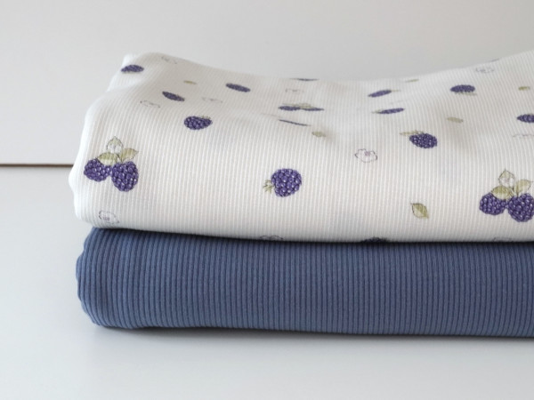 Perfekt Match Rib Jersey Geseke Brombeere