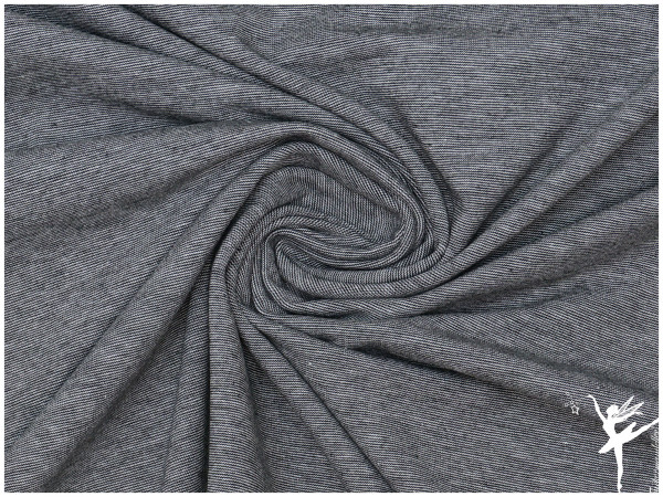 STENZO Ringel Jersey Schwarz/Weiß 0,5-1 mm Stripes"