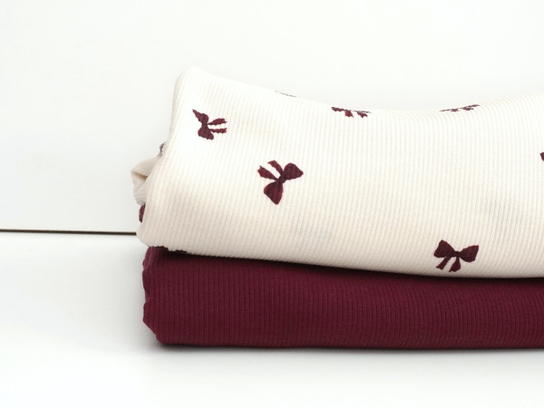 Perfekt Match Schleifen Beere/Cream