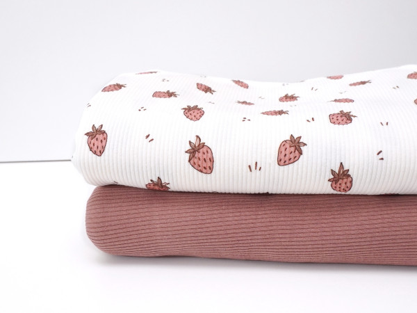 Perfekt Match Rib Jersey Strawberry Vibes