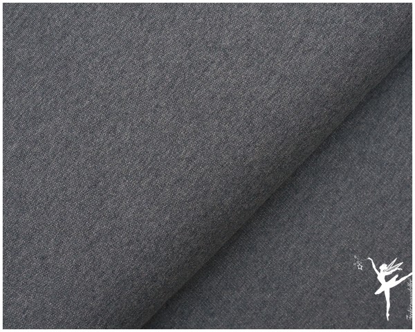 SWEAT Baumwolle MELANGE Grau-Grün JENNA