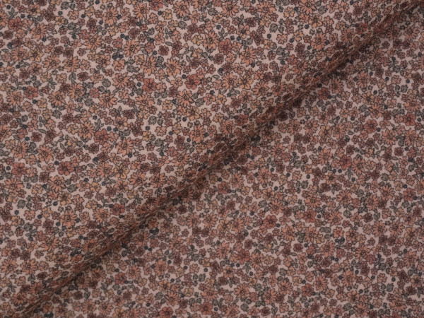 Double Gauze/Musselin Granny Millefleur Soft Cinnamon